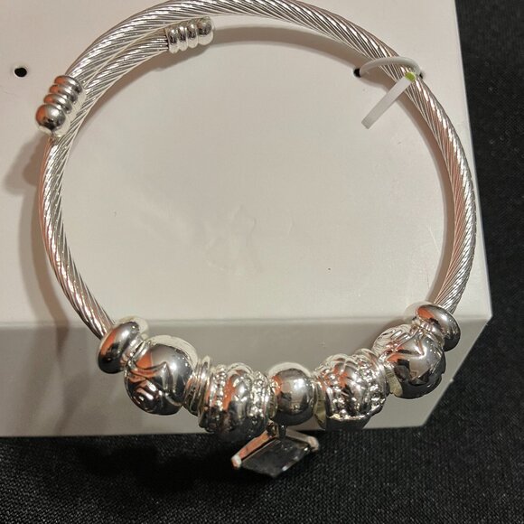 Nine West Adjustable Bead/Charm Bracelet - Picture 3 of 5